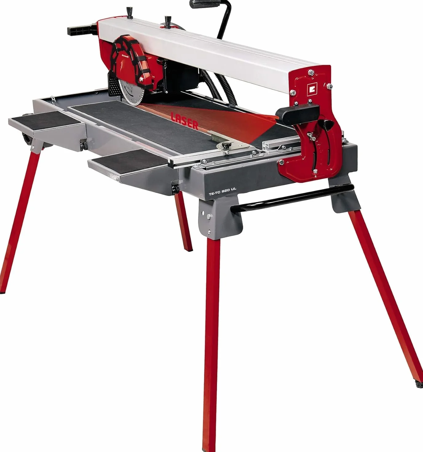Einhell 4301220 - Mesa de corte ceramico refrigerada por agua TE-TC 920 UL Expert, 900 W, 240 V, disco de diamante 200 x 25,4 mm, rojo2