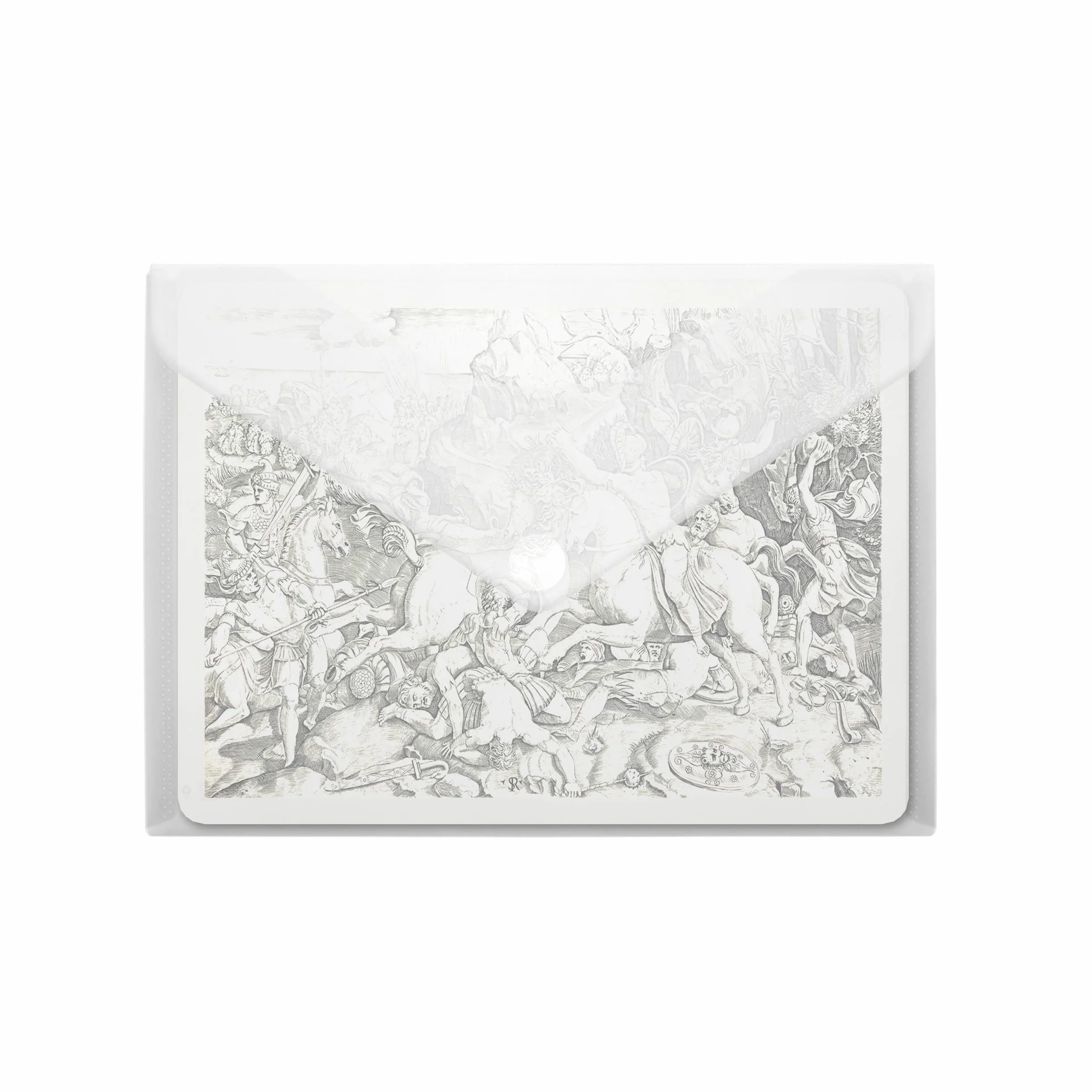 Carpetas Sobre con Cierre de V-lock A2 43.5 x 61 cm Cristal Transparente Soft Touch Pack 5