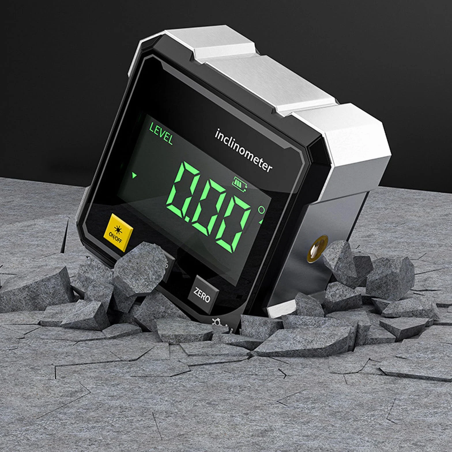 Luminis Precision X1 - Medidor de ángulo digital con medidor de ángulo digital magnético de 4 lados, pantalla LCD para carpintería