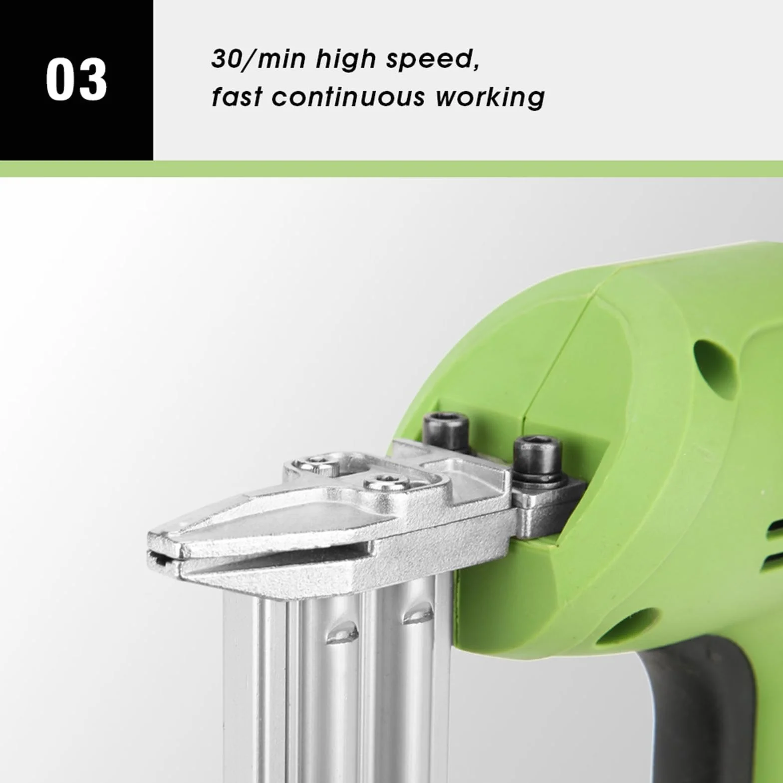 CCYLEZ Pistola de Clavos Eléctricos, Clavadora Recta con Cable de 1800W, Pistola Grapa de Servicio Pesado Eléctrico, Clavadora de Brad Eléctrica para la Fabricación de Muebles de