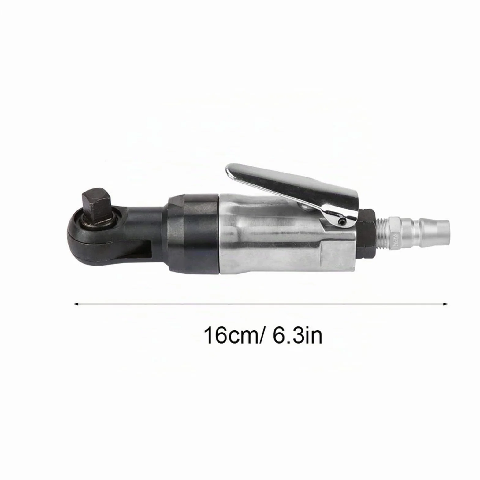 Artillery Llave de Carraca Neumática, Mini Llave de Trinquete Neumática con Accionamiento Cuadrado, Herramienta Profesional para Instalaciones Industriales (1/4")