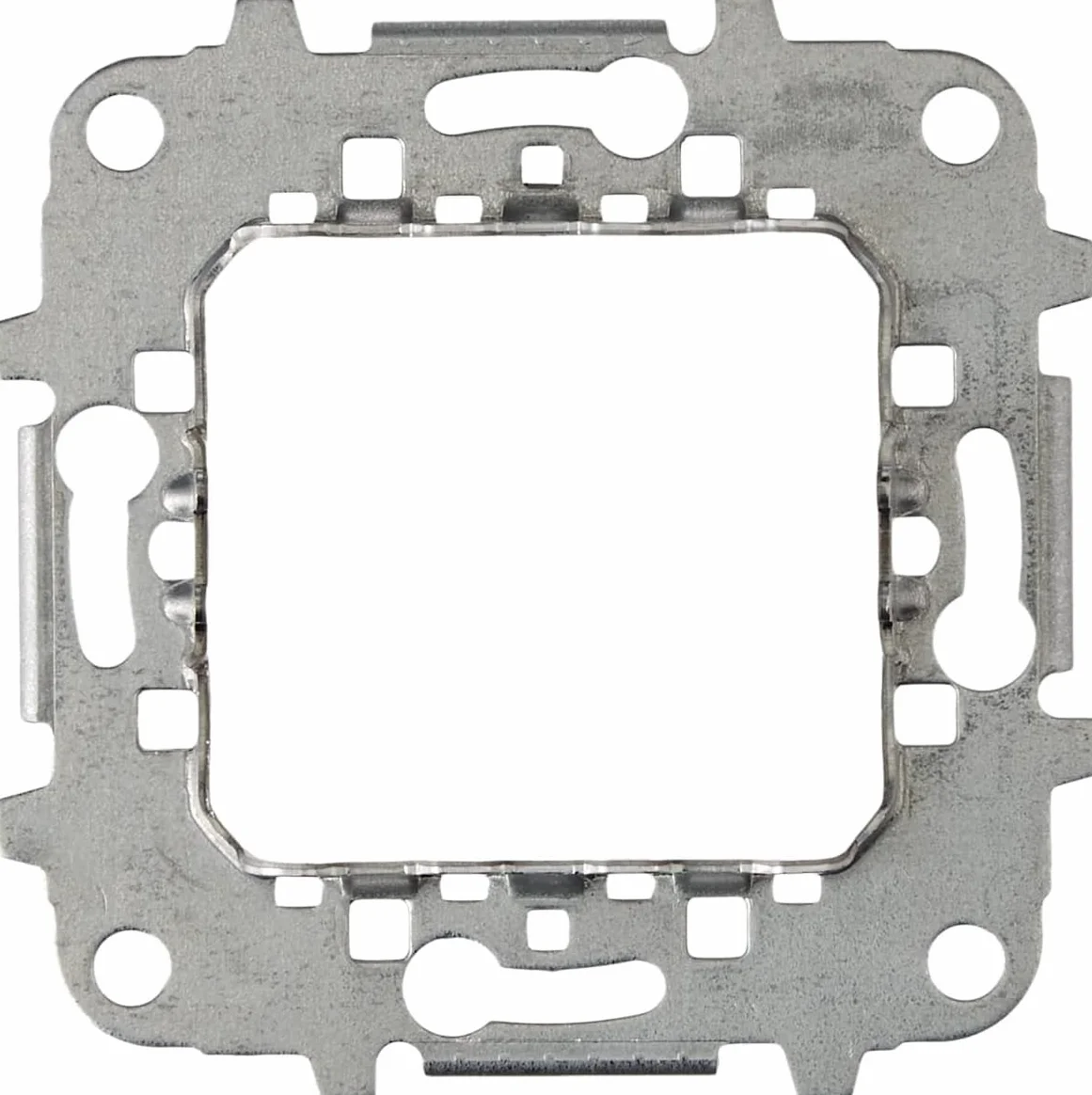 RASMACOR | Pack de 5 Bastidores para mecanismos Niessen Zenit | Bastidor empotrar metálico | Sin Garras | Ref N2271.9 | Pack 5 unidades
