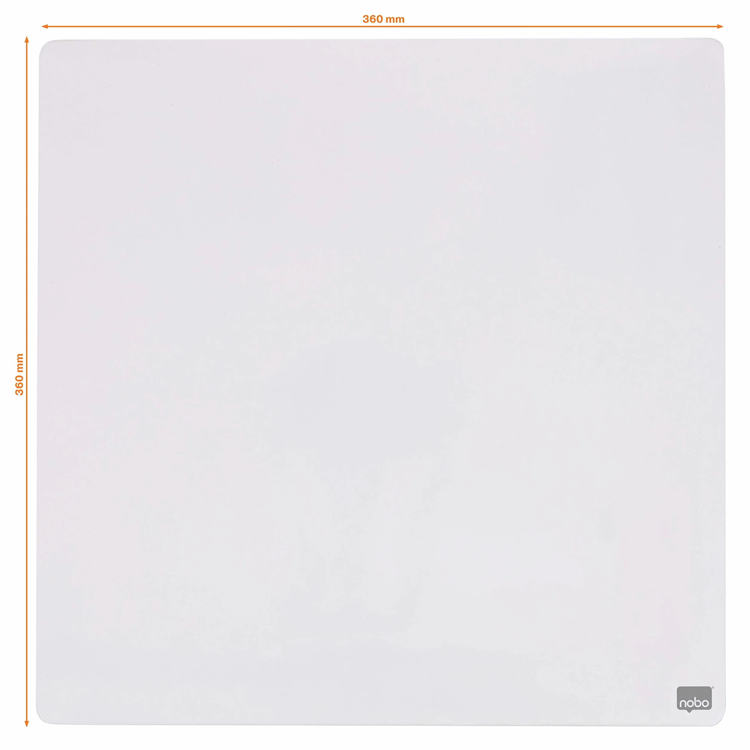 Nobo Pizarra Magnética 360x360 mm Blanca Borrado en Seco