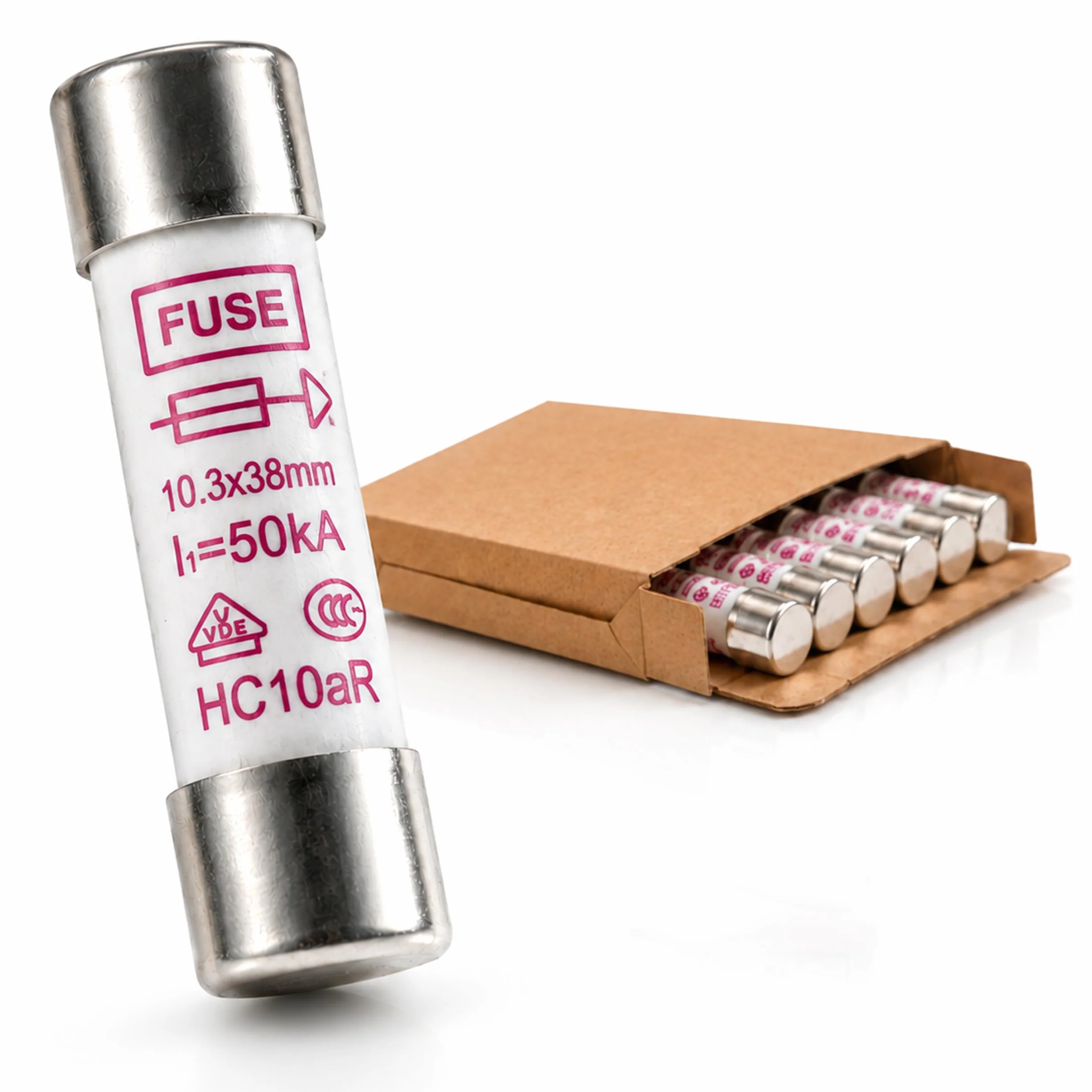 PeakTech, Fusible miniatura cerámico Set 250 mA / 1000 V, 10,3 x 38 mm, audio y alta fidelidad, 10 piezas, P 7500