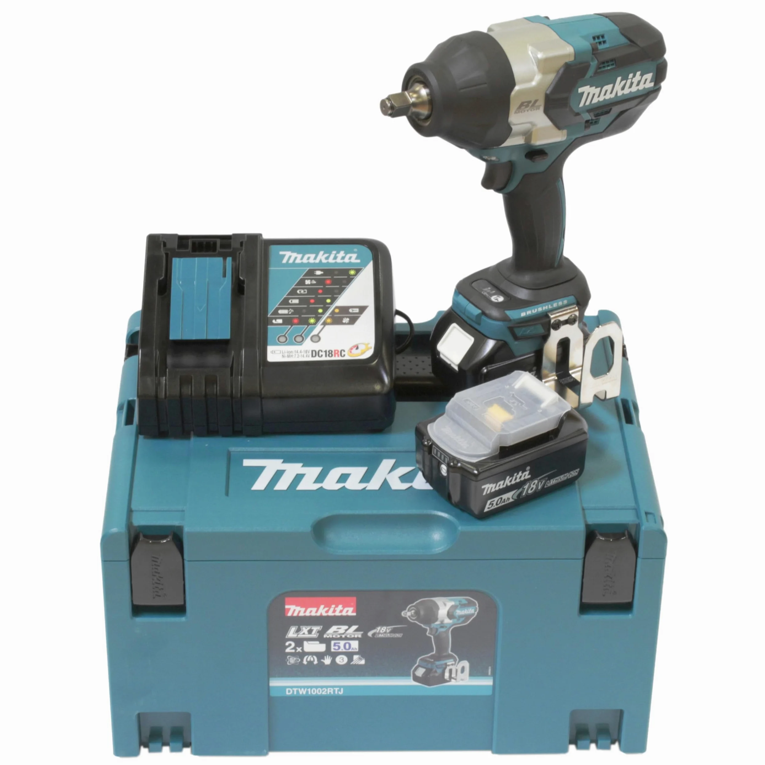 Makita DTW1002RTJ - Llave impacto a bateria 18v 1/2" 1000nm