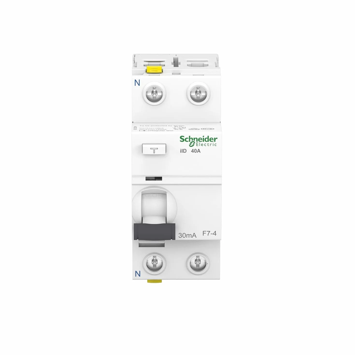 Schneider Electric Interruptor de Circuito FI, Acti9 iID, 2 Pines, 40 A, 30 mA, Tipo A, número de artículo A9Z21240