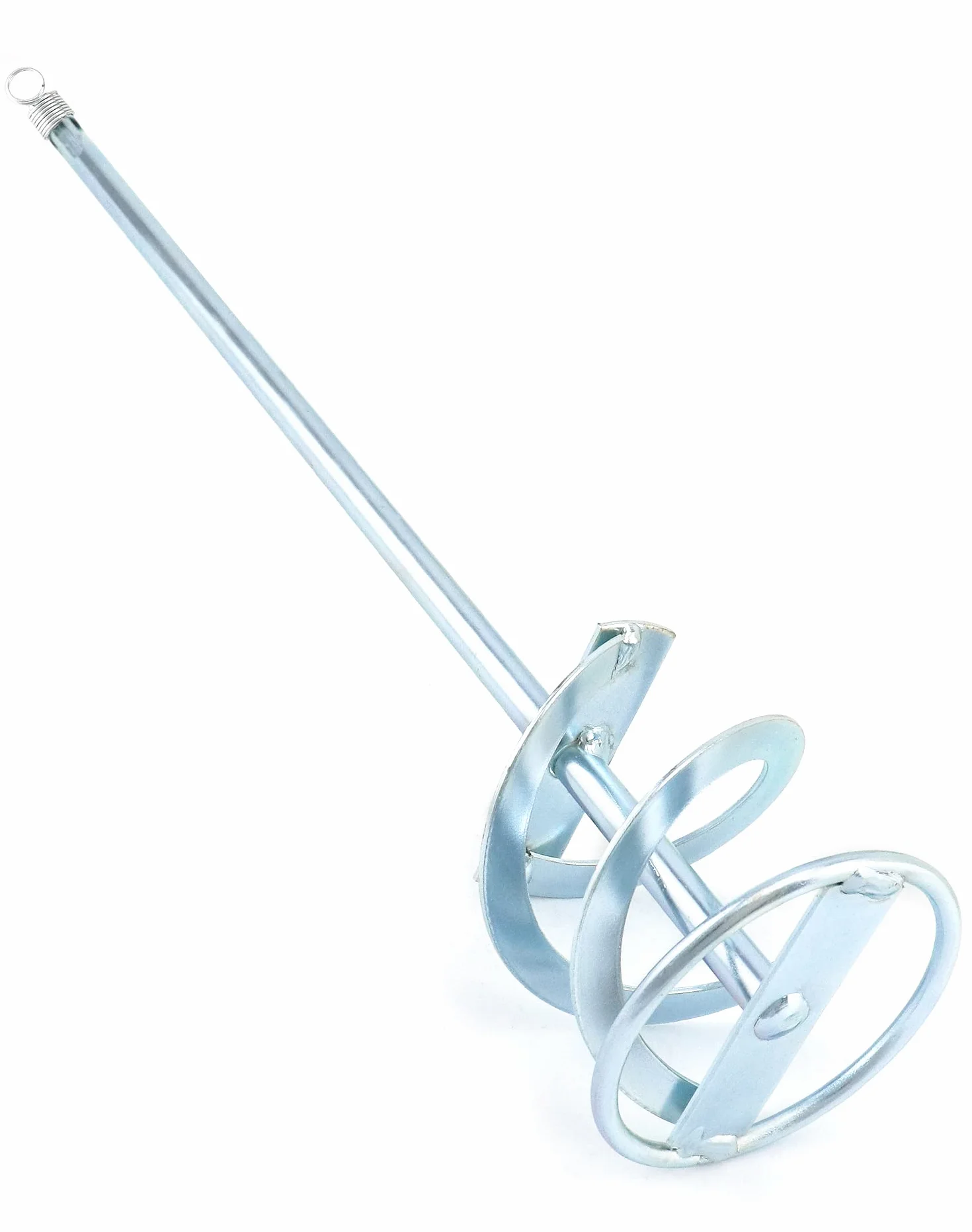 QWORK® cesta de mezcla de mortero, mezclador de mortero, rosca SDS, varilla mezcladora taladro, para adhesivos, batidor de pintura, cemento, hormigón, 80 mm x 400 mm