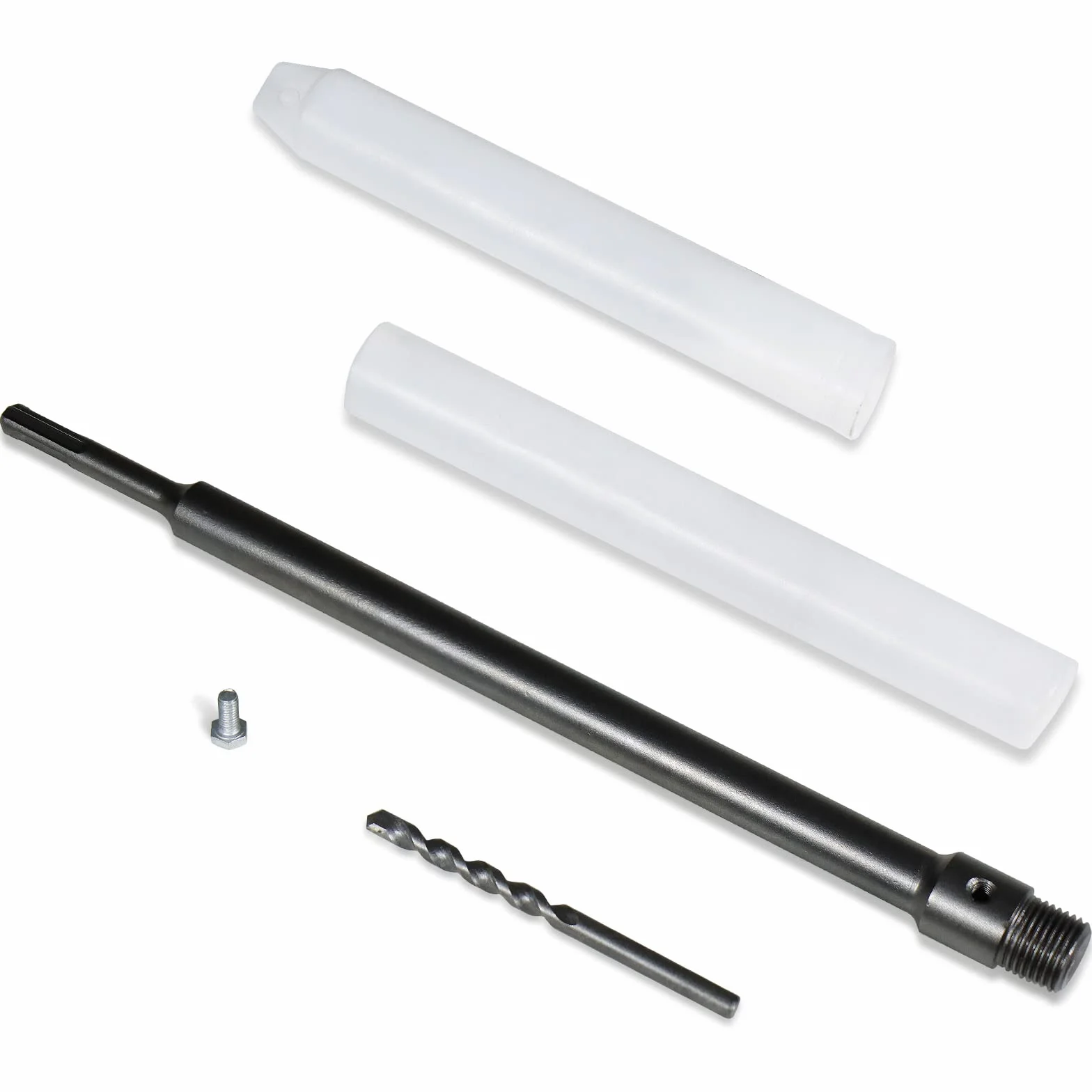 CCLIFE 350 mm Adaptador SDS PLUS para Sierra Corona Perforadora Hormigón + Broca 7 x 110 mm