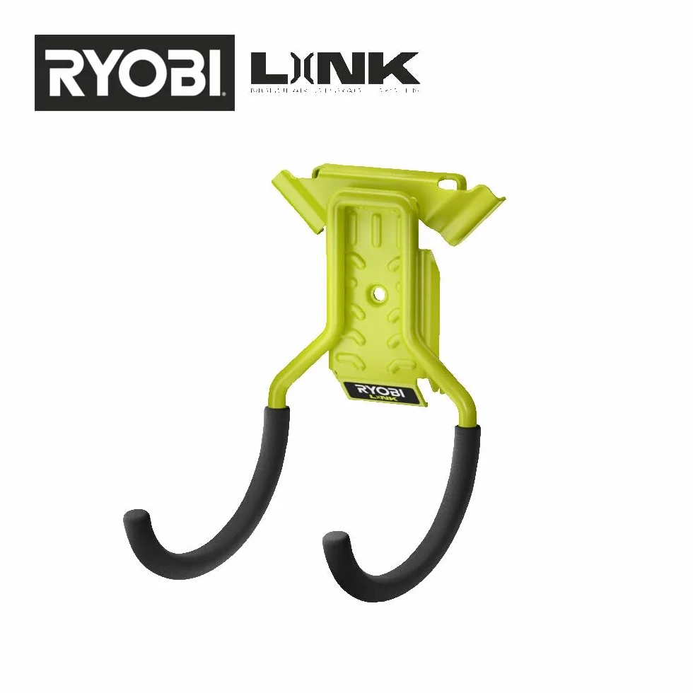 Ryobi – Kit de acoplamiento completo Link, almacenamiento para garaje y taller (7 piezas) – Syteme LINK – RSLWPK-7PC, verde y antracita