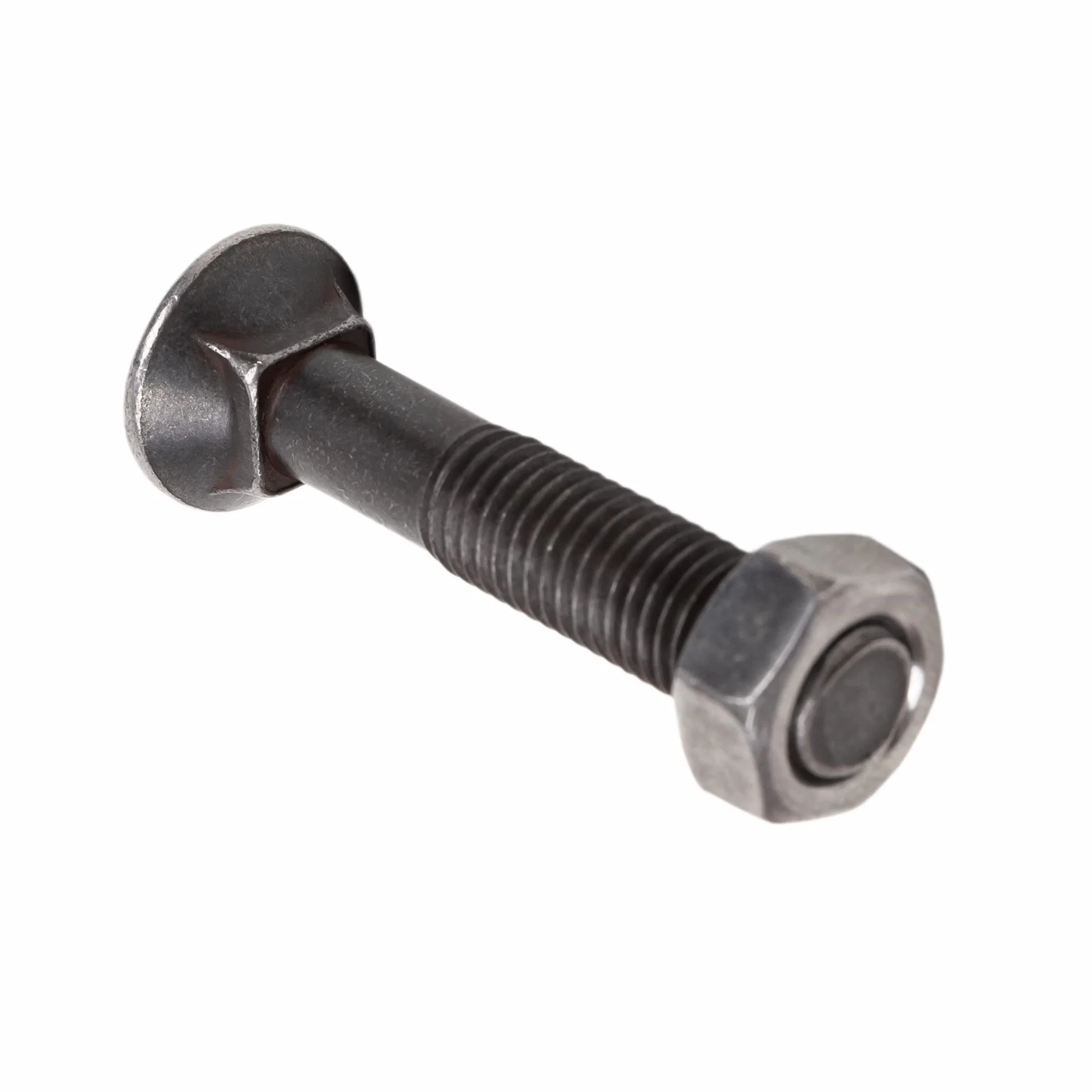 Cofan Tornillo de arado DIN 608 | Cuello cuadrado | Tuerca hexagonal DIN 934 incluida | Clase 6.8 | M12 x 60