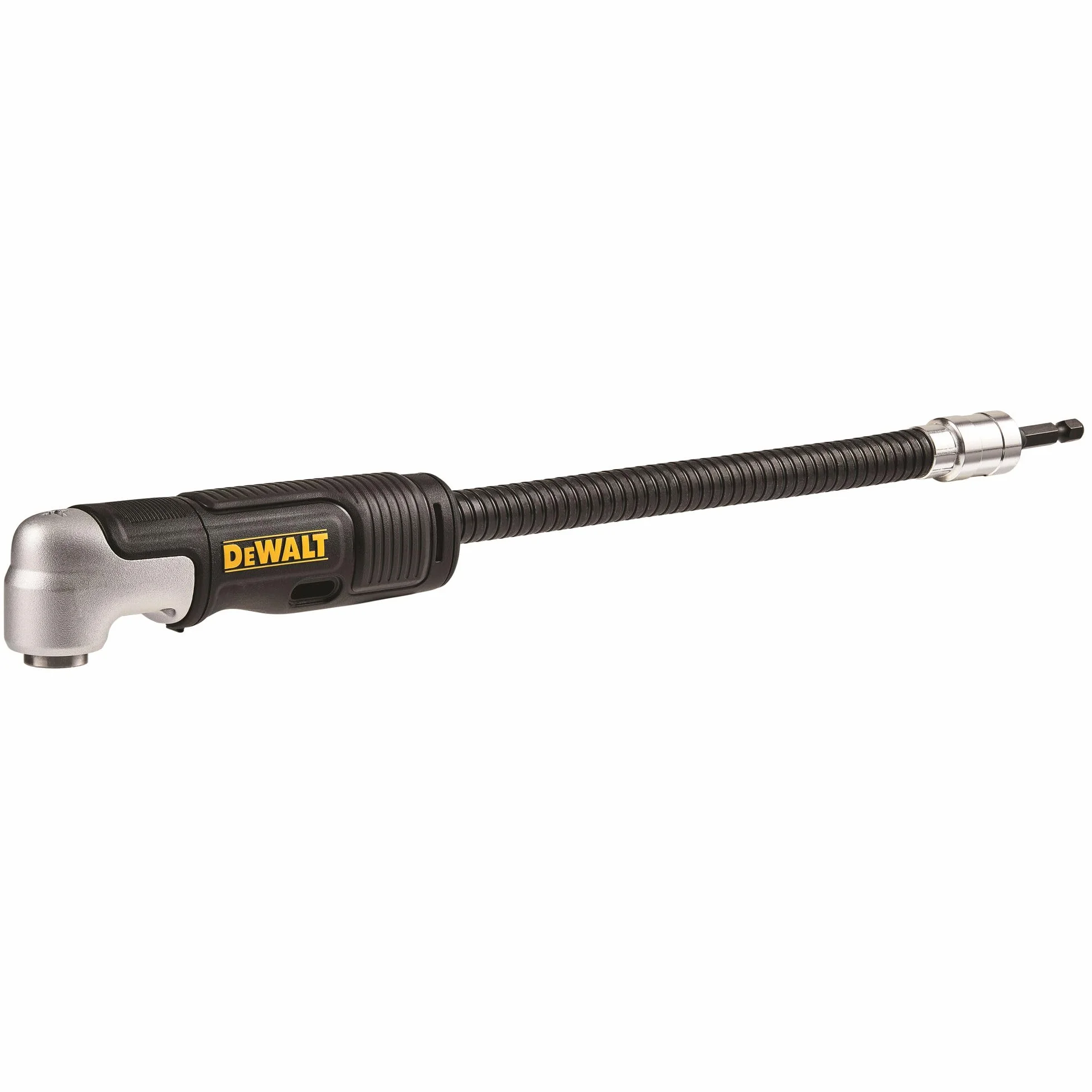 DEWALT DT20502-QZ - Juego de 3 adaptadores de ángulo de 1/4" Extreme Impact, Extensión flexible para llaves de impacto, Sujetador magnético de puntas y portapuntas con fijación hexagonal