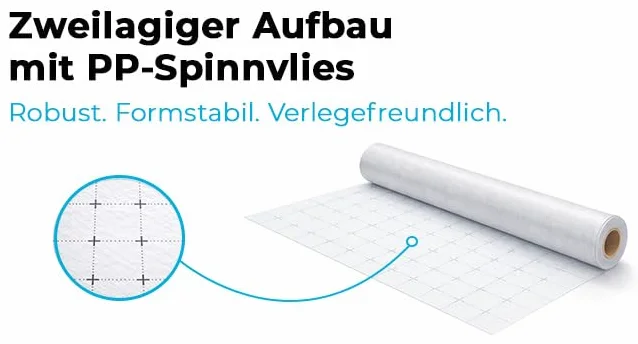 75 m² – doitbau dejett 2 de fieltro transpirable Vapor freno techo Tren Barrera de vapor freno Tren