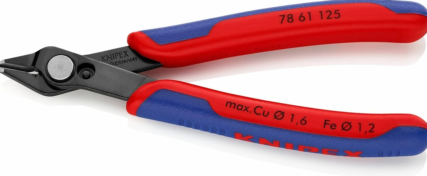 KNIPEX Electronic Super Knips con mangos multicomponente 125 mm, 78 61 125