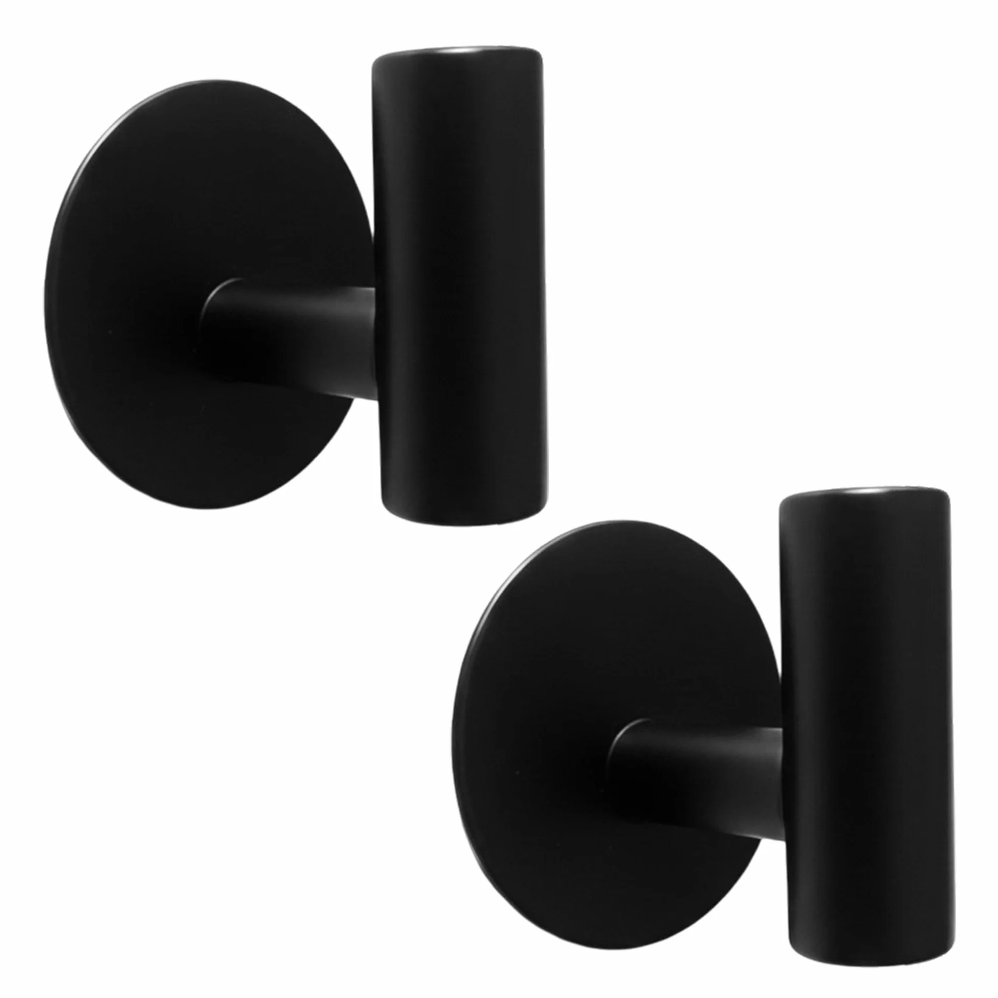 2 Ganchos Adhesivos de Pared Resistentes, Ganchos Baño sin Taladro Acero Inoxidable 304, Ganchos Impermeables Baño Antióxido, Ganchos Adhesivos Fuertes para Toallas y Colgador de Ropa Adhesivo