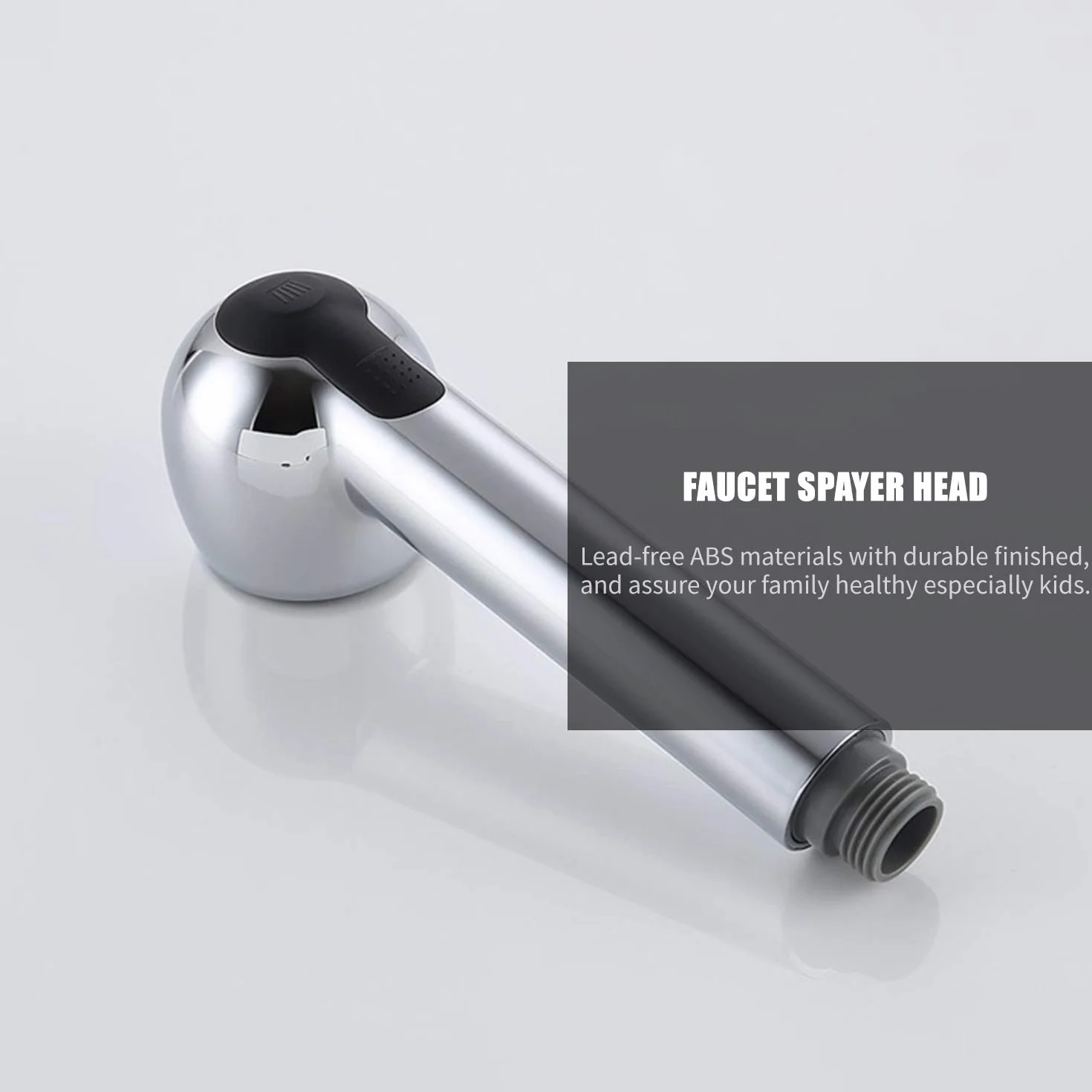Cabeza Spayer,HUIOP Fregadero del fregadero del fregadero 2 funciones Cabezal rociador G1 / 2 Boquilla extractora del cabezal rociador para el grifo de la cocina Jalar hacia abajo Grifo de repuesto Ca