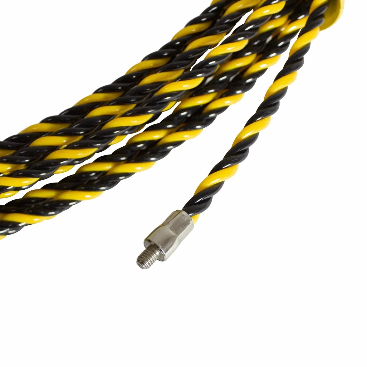 Guia Pasacables Profesional Triple Trenzada con Tubo Organizador Guarda Guia 7mm con Terminales Intercambiables Electricista Profesional para Pasar Cables Paredes, Pisos y Conductos PET (30 Metros)