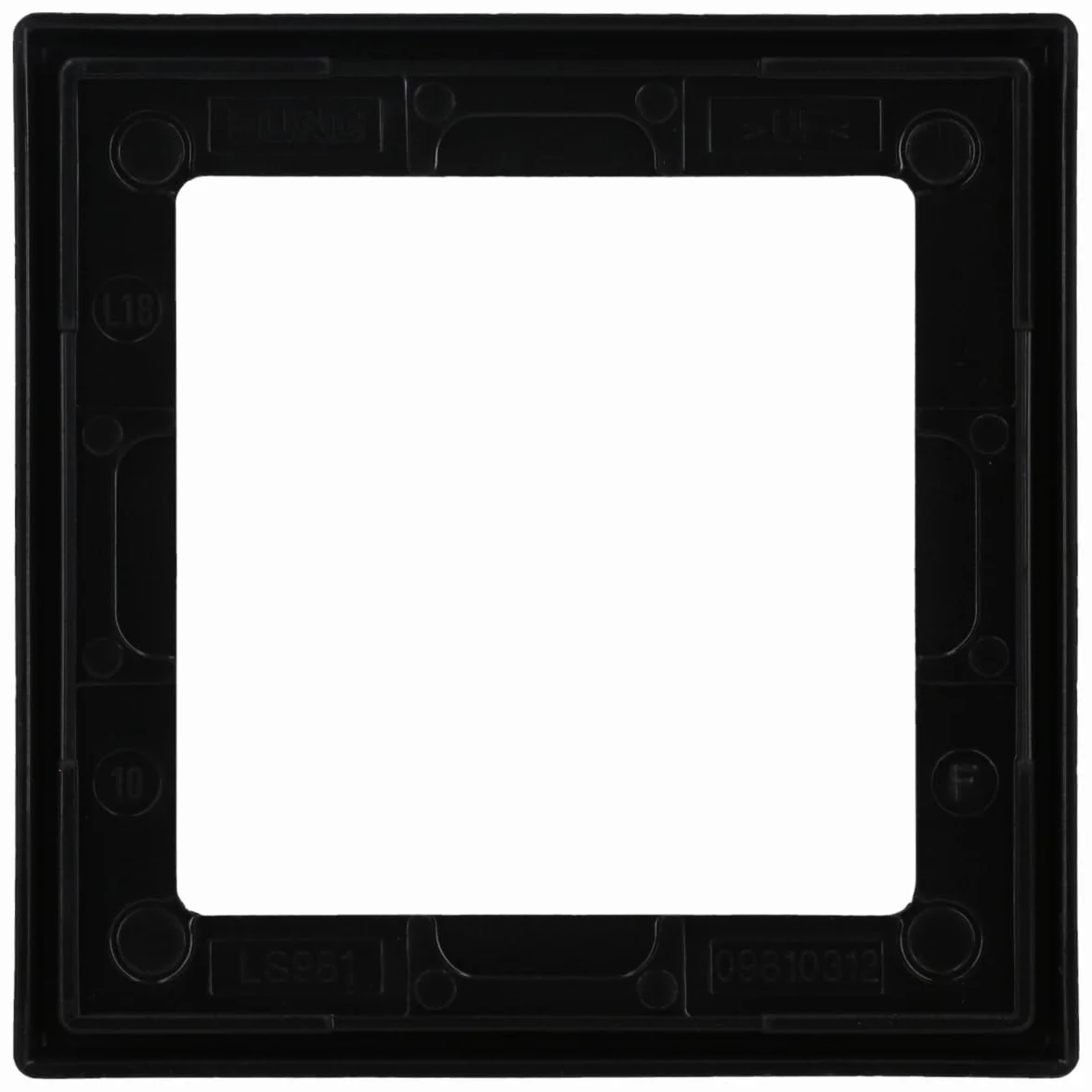 Marco simple LS, color negro mate (referencia: JUNG LS981SWM)