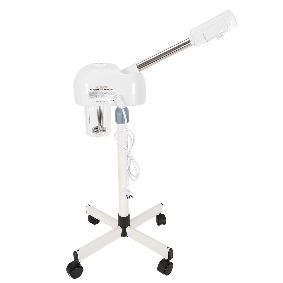 Vaporizador de ozono de 50 W, dispositivo de vapor, sauna facial, altura ajustable 112-132 cm, vaporizador de ozono
