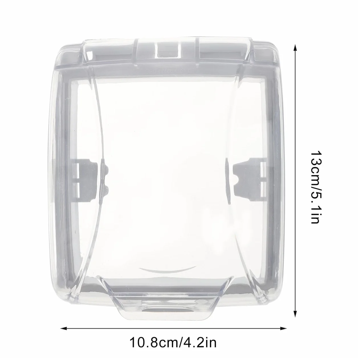 HOMSFOU Cubierta Transparente para Timbre Exterior, Resistente a la Lluvia, Compatible con Controles de Acceso