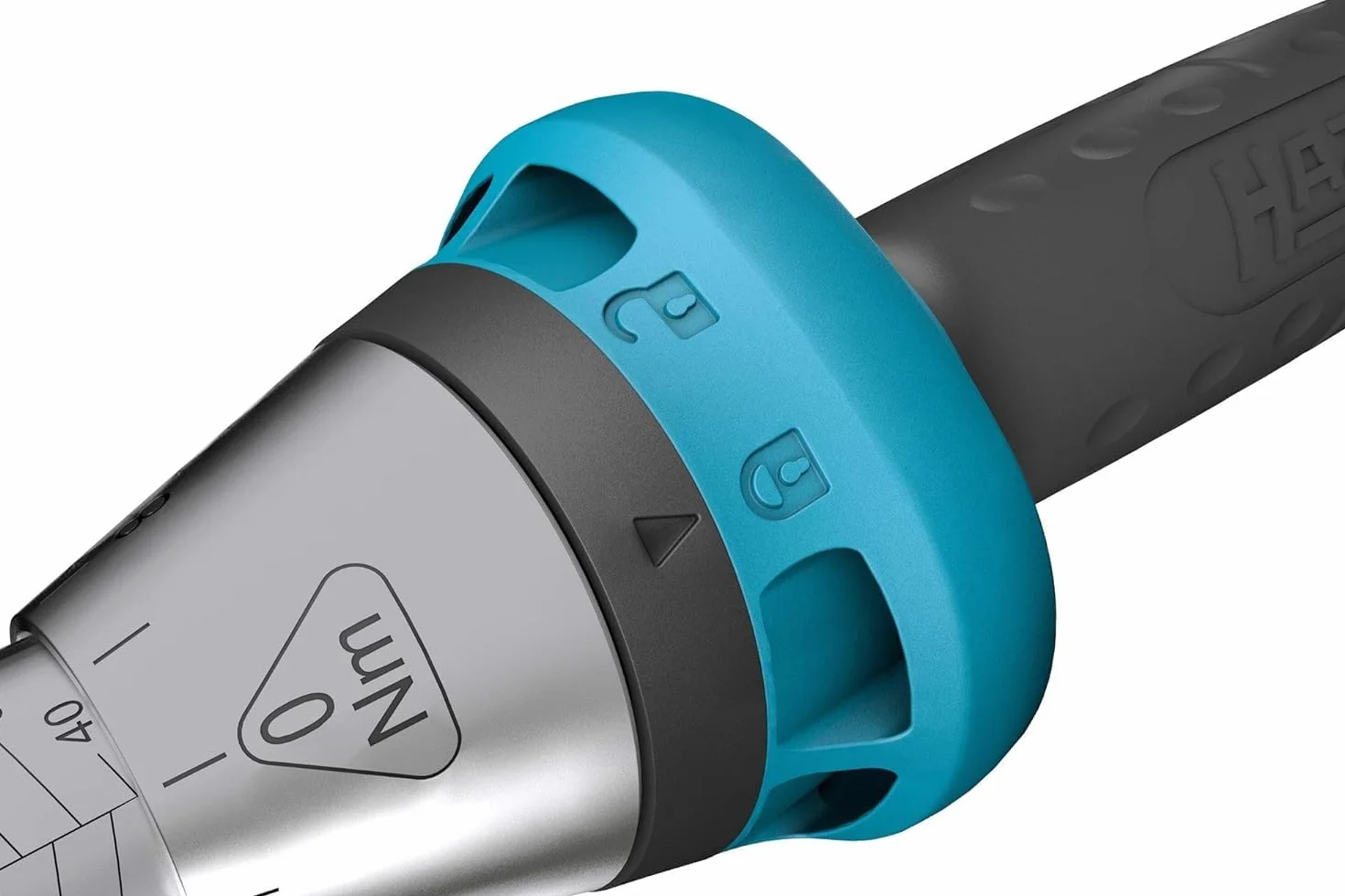 Llave dinamométrica HAZET 5120-3CT I Salida: cuadrado 12,5 mm, 1/2 pulgada, tolerancia: 3%, 30 dientes I Carraca reversible especial para vehículos industriales I 320mm