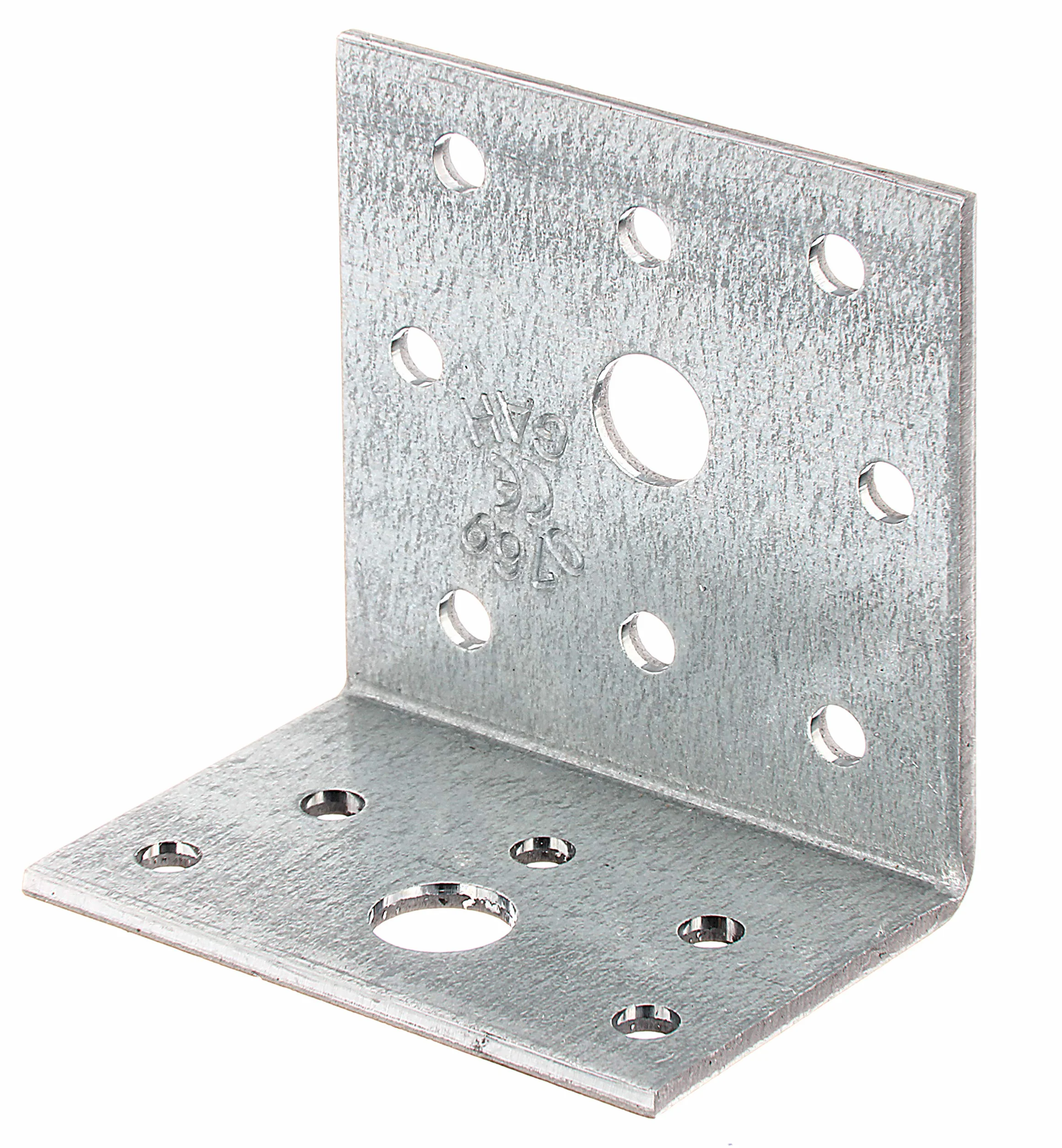 Alberts 866846 Escuadra de ensamblaje, Galvanizado Sendzimir, 40 x 60 x 60 mm, Juego de 50