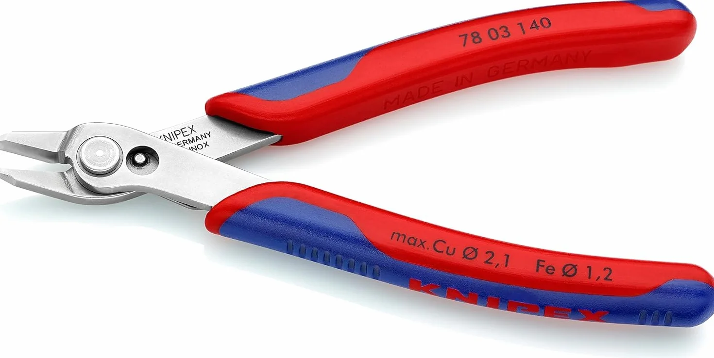 KNIPEX Electronic Super Knips XL con mangos multicomponente 140 mm, 78 03 140