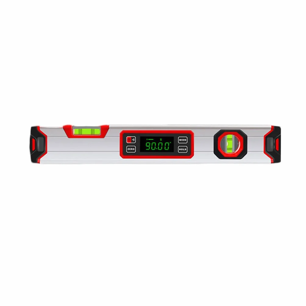 Nivel digital de precisión, nivel magnético, burbuja de acero de metal, burbuja horizontal y vertical, imán integrado, nivel de burbuja electrónico