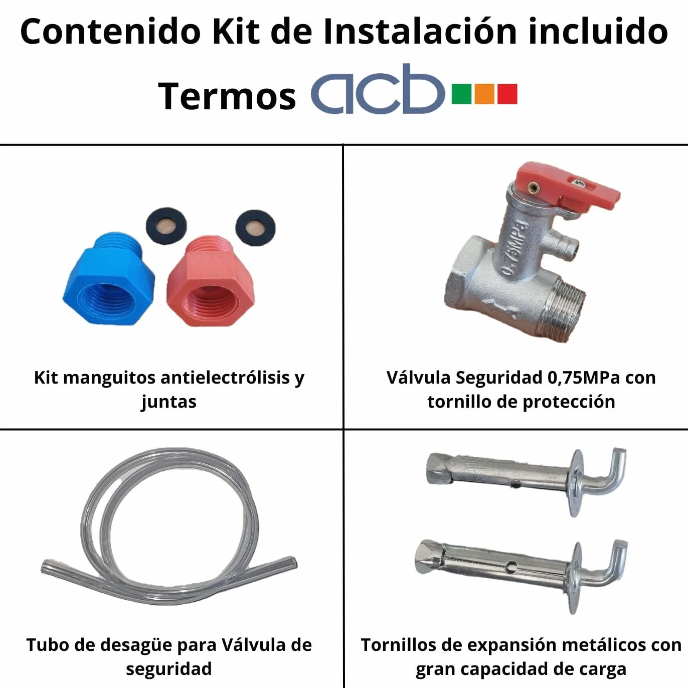 Termo Eléctrico De Agua Horizontal 100 Litros Acb