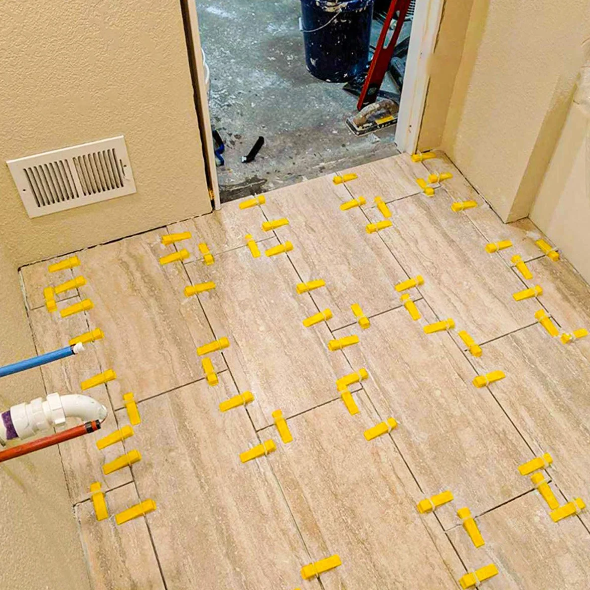 Kit de nivelación de azulejos 1mm 1/32”, 600 separadores + 200 cuñas reutilizables con alicate – Herramienta profesional para cerámica y piedra (600+200+alicate, 1mm)