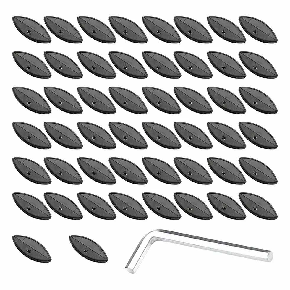 Joselin 50 Piezas de Sujetadores de Madera Contrachapada P15, Herramienta para Ensamblar Galletas, Conectores Invisibles para Carpintería, Pieza de Desmontaje y Montaje.