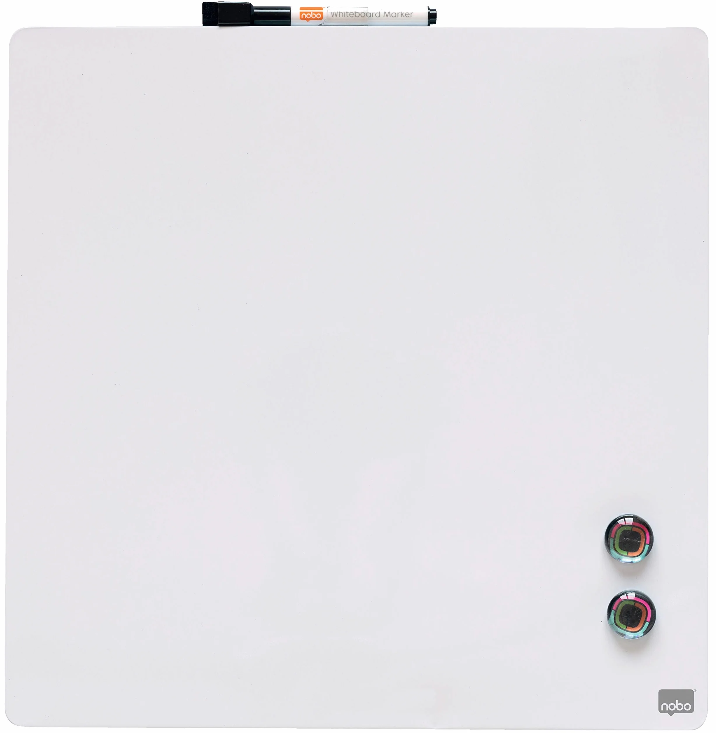 Nobo Pizarra Magnética 360x360 mm Blanca Borrado en Seco