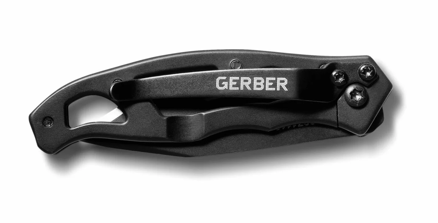 Gerber Paraframe Mini, Navaja Unisex Adultos, Negro (Black), Tanto