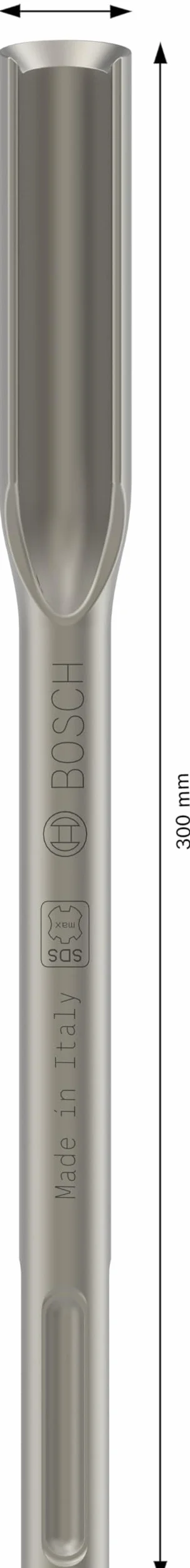 Bosch 1 618 601 101 - Cincel hueco SDS-max - 300 x 26 mm (pack de 1)