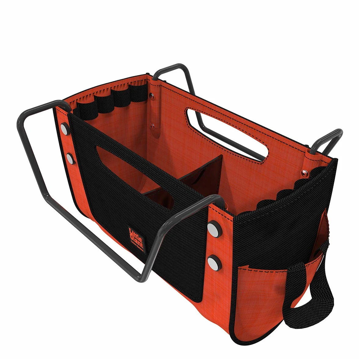 Little Giant – 15040 – 001 Cargo Hold Bolsa de Herramientas para Escalera | Bolsa de herramientas de sujeción de carga, peldaño de escalera acoplable, material de nailon y acero