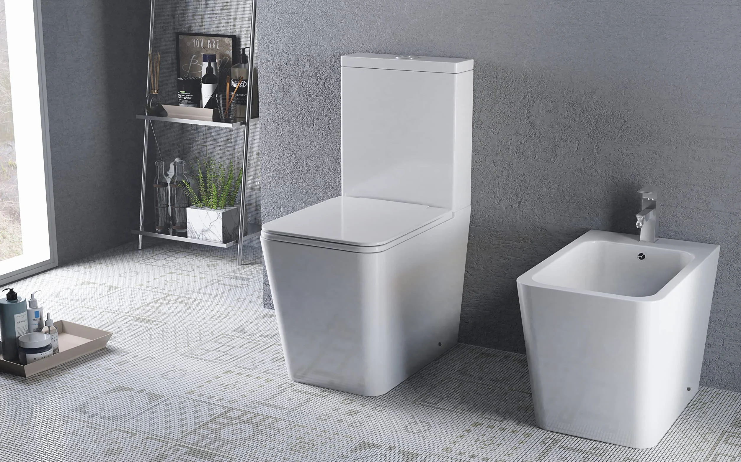 Inodoro BTW Pisa Compacto | 7 Años de garantía | Color Blanco | 340x605x810 mm