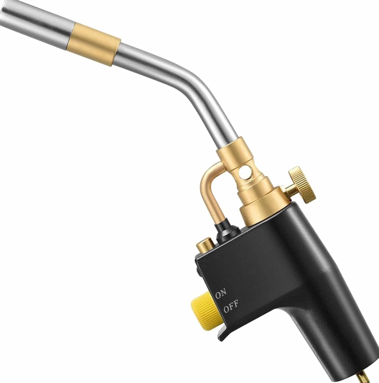 Antorcha de Propano MAPP, Antorcha de Gas Portátil para Trabajos Pesados, Soldadura de Plomería, Soldadura Fuerte, Soplete, Soldadura a Gas de Alta Temperatura, Antorcha de Soldadura