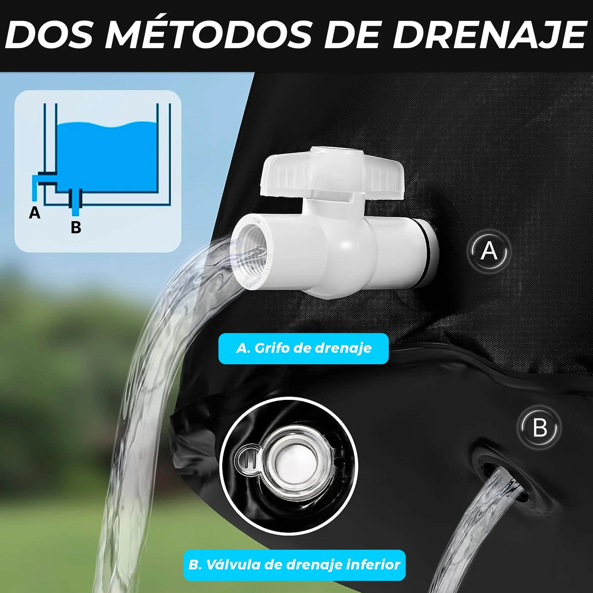 Bañera Hielo Plegable para Deportistas - Ice Bath - Recuperación muscular - Refuerza el Sistema Inmunológico