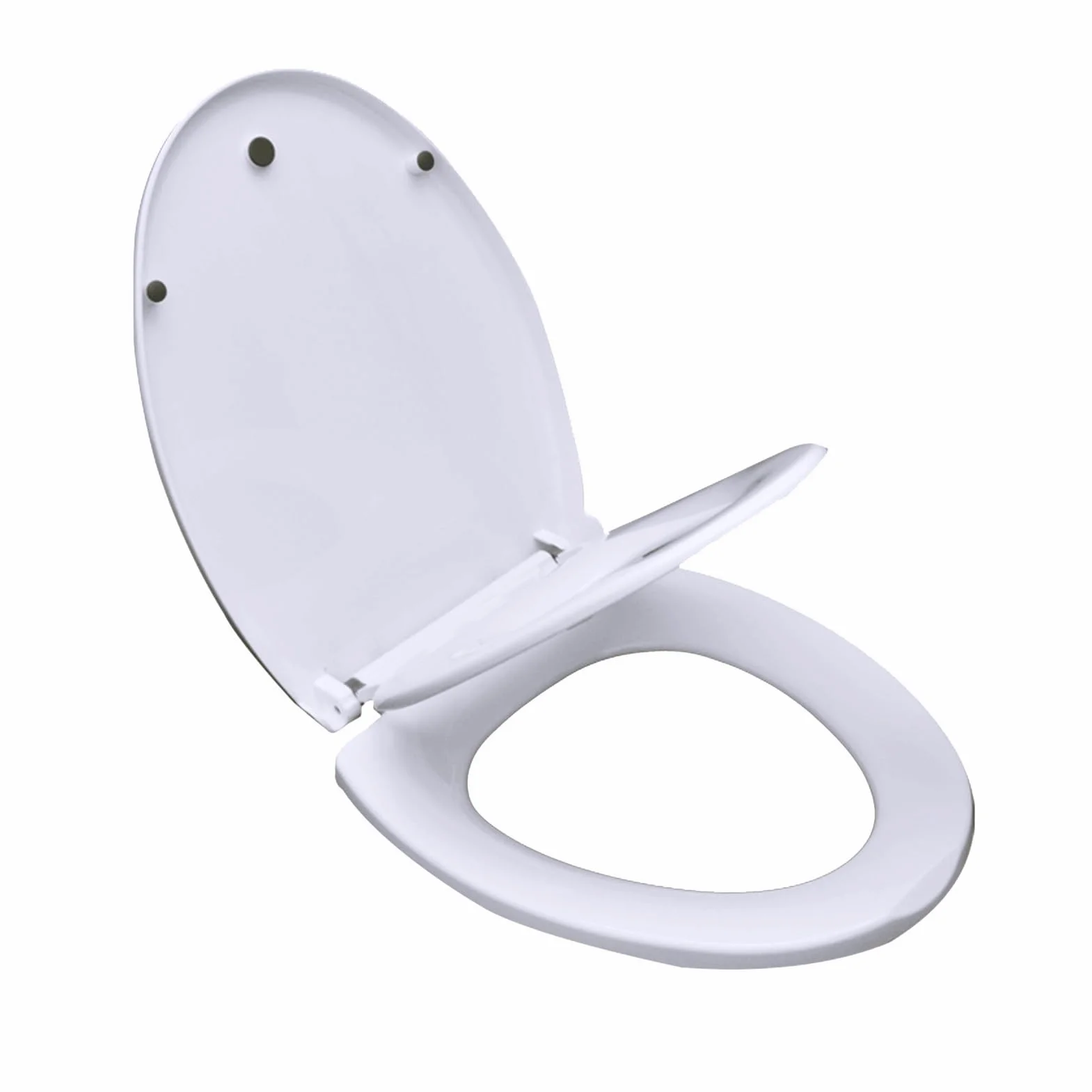 Wttfc Tapa WC Universal, Adaptador WC NiñOs,PP Tapadera Inodoro Asiento, Reductor WC NiñOs Cierre Suave Y Lento, FáCil Montaje Y Limpieza Toilet Seat Blanco Bisagras Ajustables,V Type