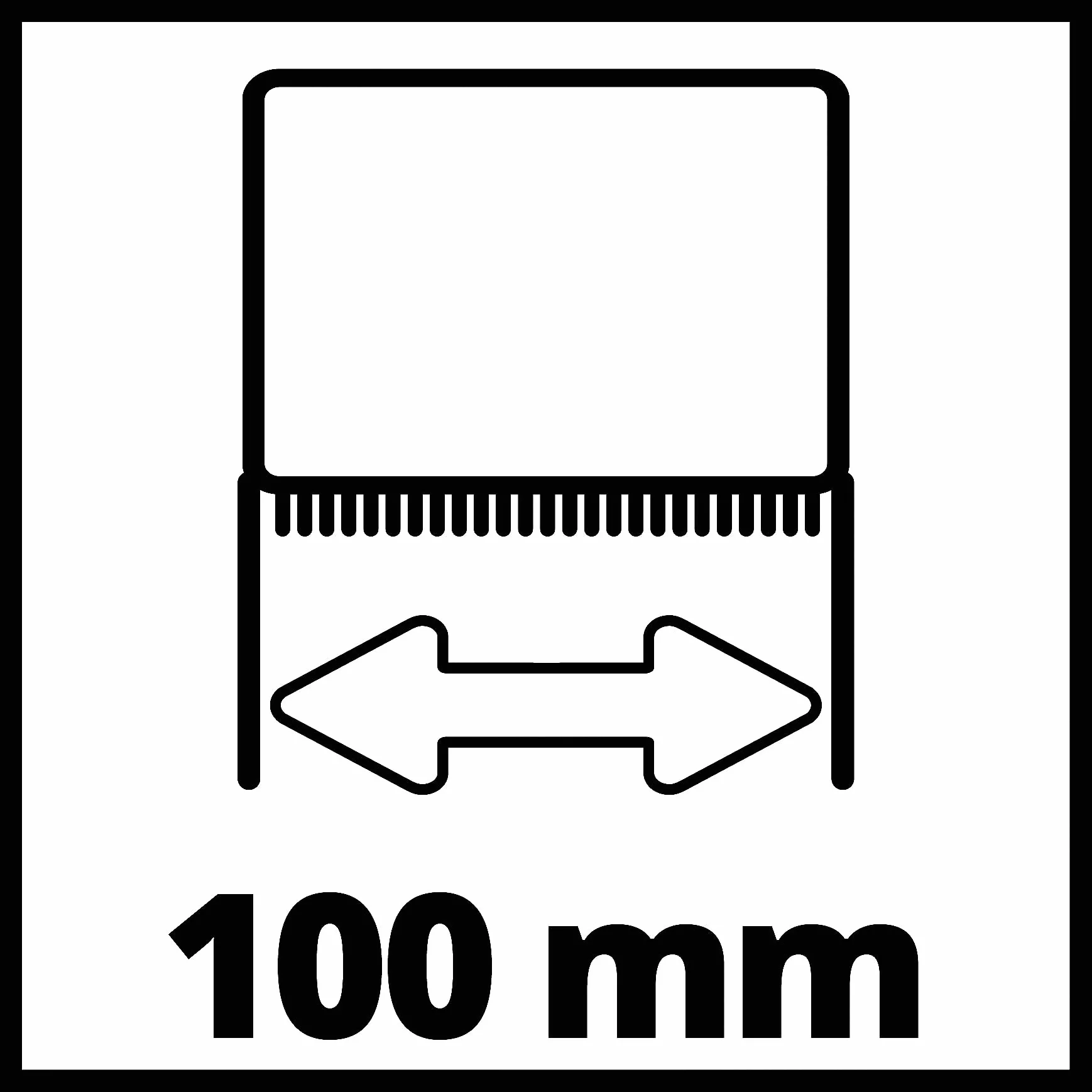 Original Einhell Cepillo de nailon 120 x 100 mm (accesorio de lijadora de cepillo, para lijadora de cepillo con batería TP-BR 18/32 Li BL de Einhell, para limpieza y lijado, Ø 120 mm)