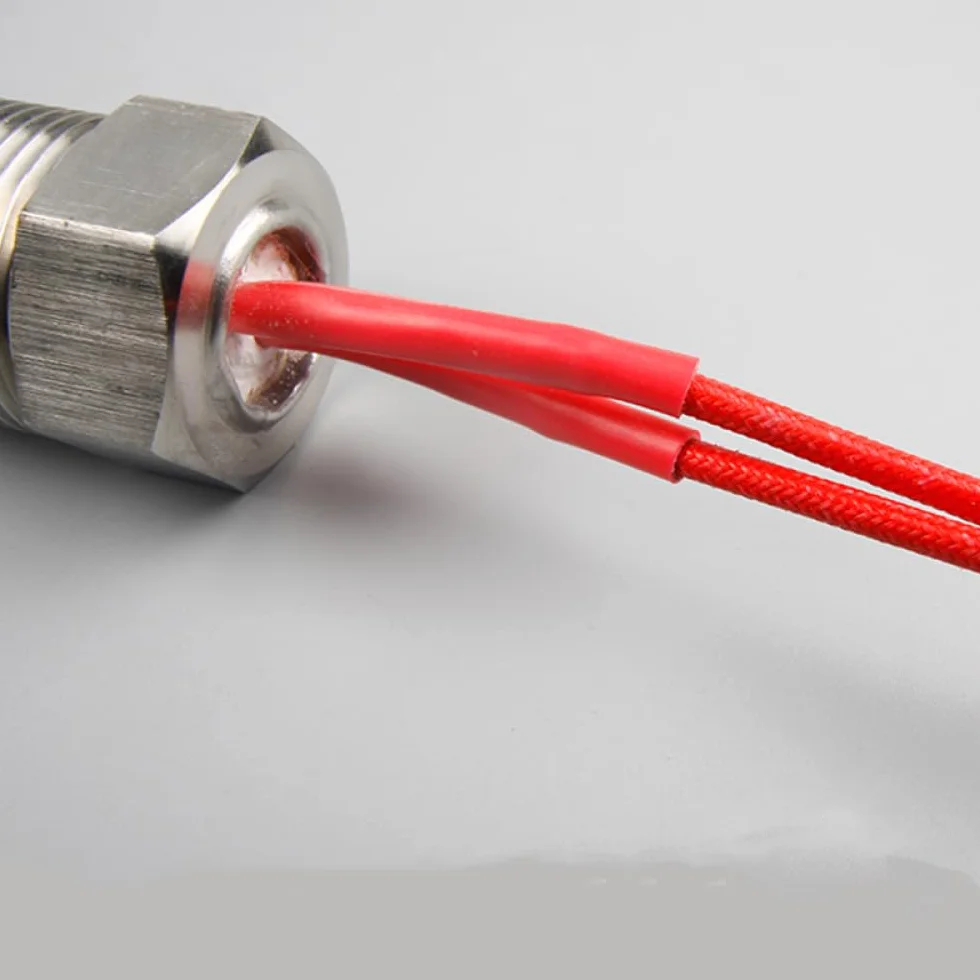 Encendedor de encendido de 220 V 300 W, varilla caliente, elemento calentador de estufa de pellets de madera, bujía de arranque para dispositivo de calefacción, 150 mm (longitud), rosca M16 y paso de