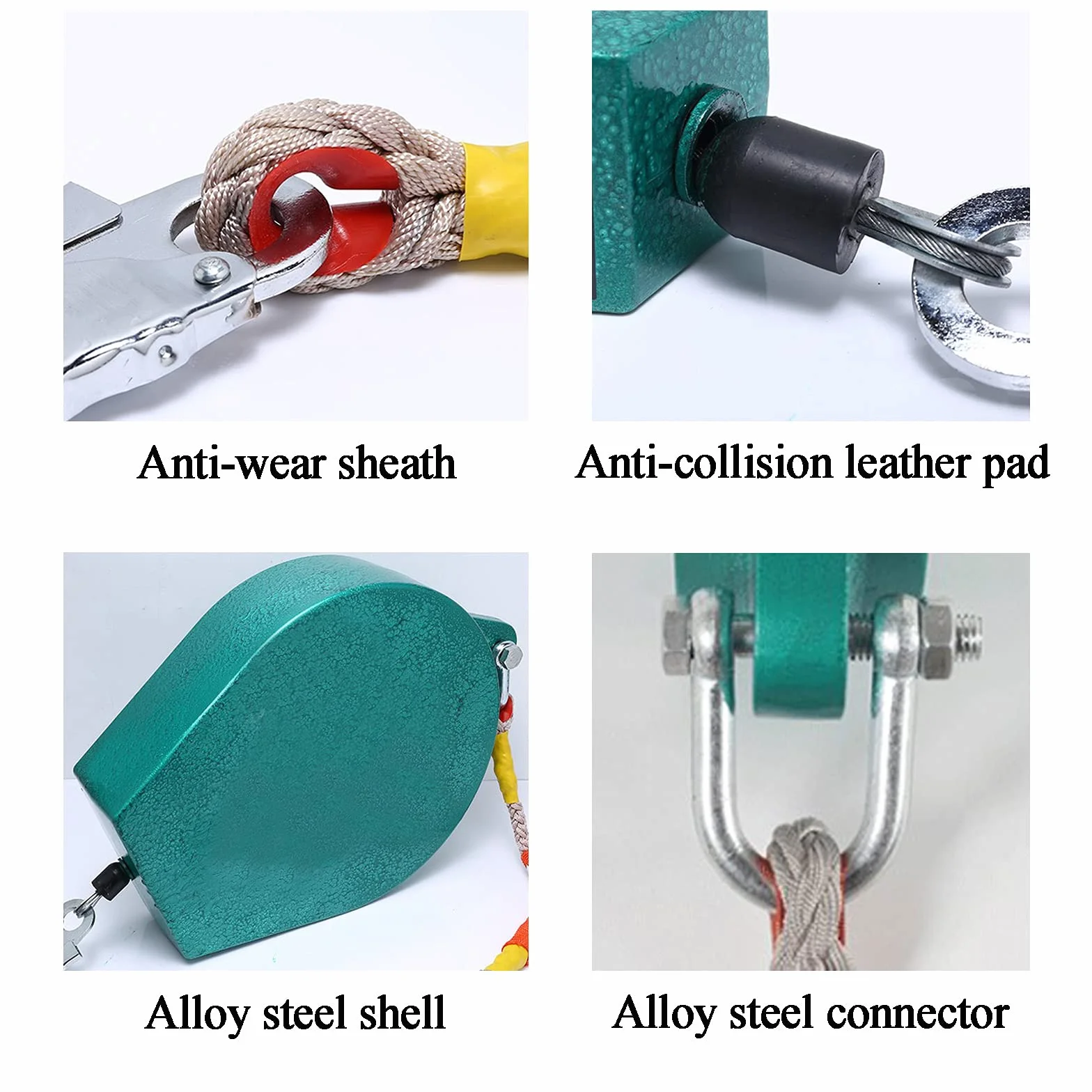 Dispositivo Anticaídas Retráctil, Limitador de Caída Personal con 5m/10m/15m/20m/30m Cable, Cuerda Anticaidas Herramientas para Techo y Ascensor, Carga-300kg