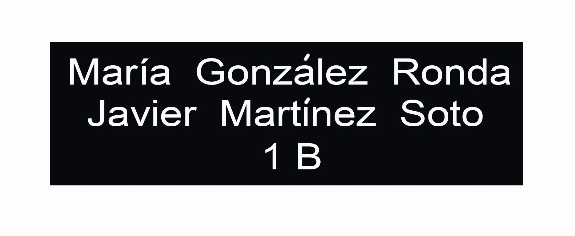 Placas para buzón - Chapa buzón personalizada - Etiquetas buzon - Placas para buzón de metal aluminio negro y gris