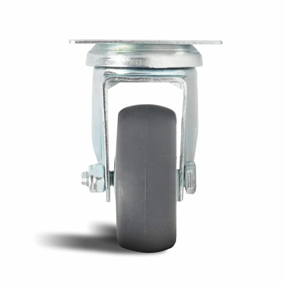 Juego de 12 Ruedas Giratorias Hasta 50 kg por Rueda, Ruedas para Muebles Pesados Giratorio 360 Grados, 50MM Ruedas de Transporte para Mover Muebles, Carros, Estanterías