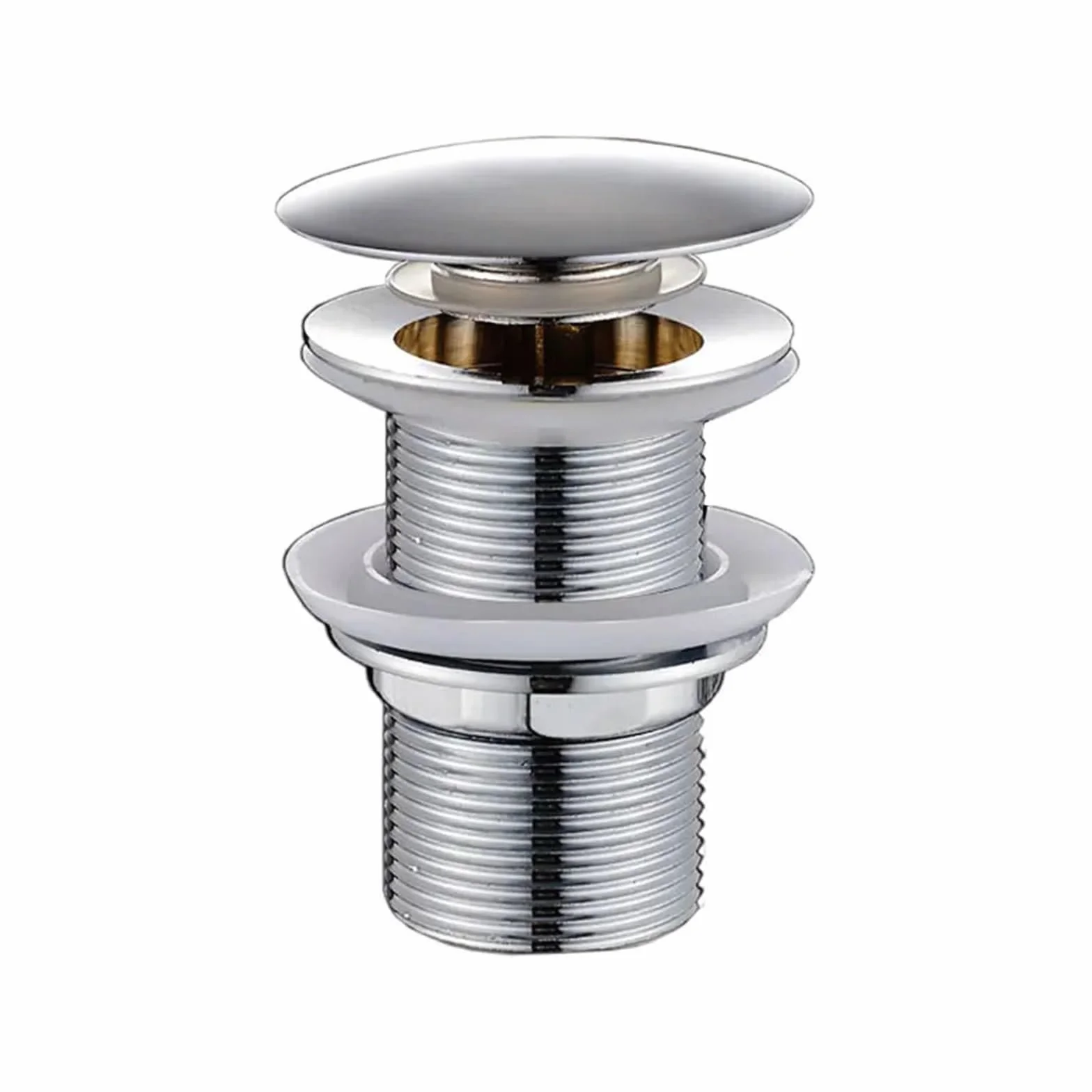 Tapón de drenaje emergente for lavabo baño con sifón y rebosadero, kit desagüe for fregadero Para Lavabo De Baño y Lavabo(Without overflow)