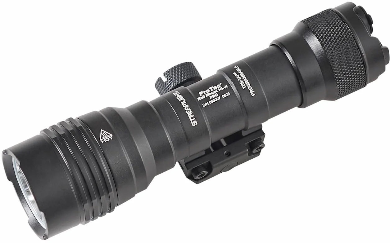 Streamlight 88127 ProTac Rail Mount HL-X Pro USB 1000-Lumen High Candela - Luz larga para pistola de combustible múltiple, incluye Jack-Cap, kit M-Lok, interruptor de presión, herramienta y batería