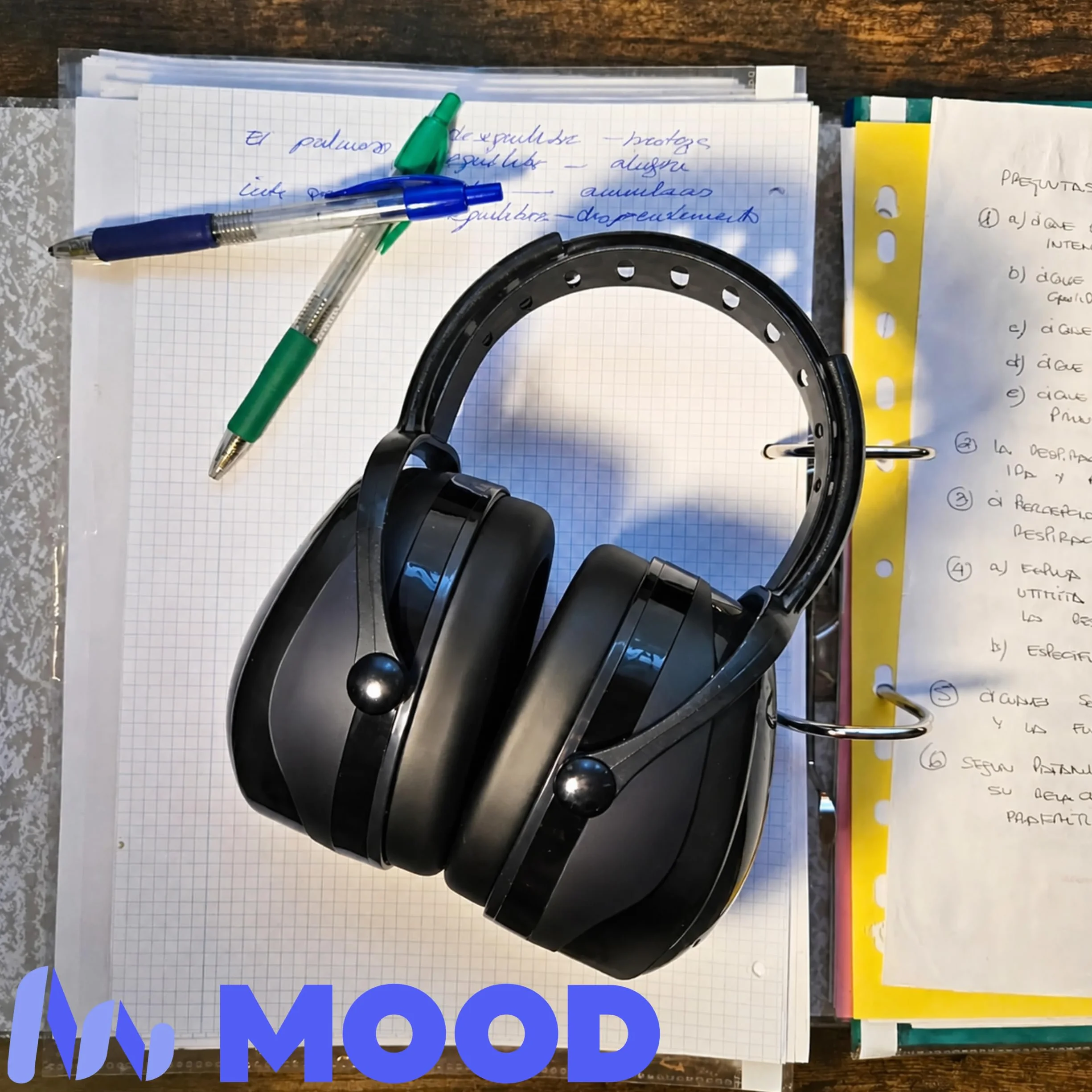 MOOD Cascos antiruido adultos 33 dB SNR Relax Black