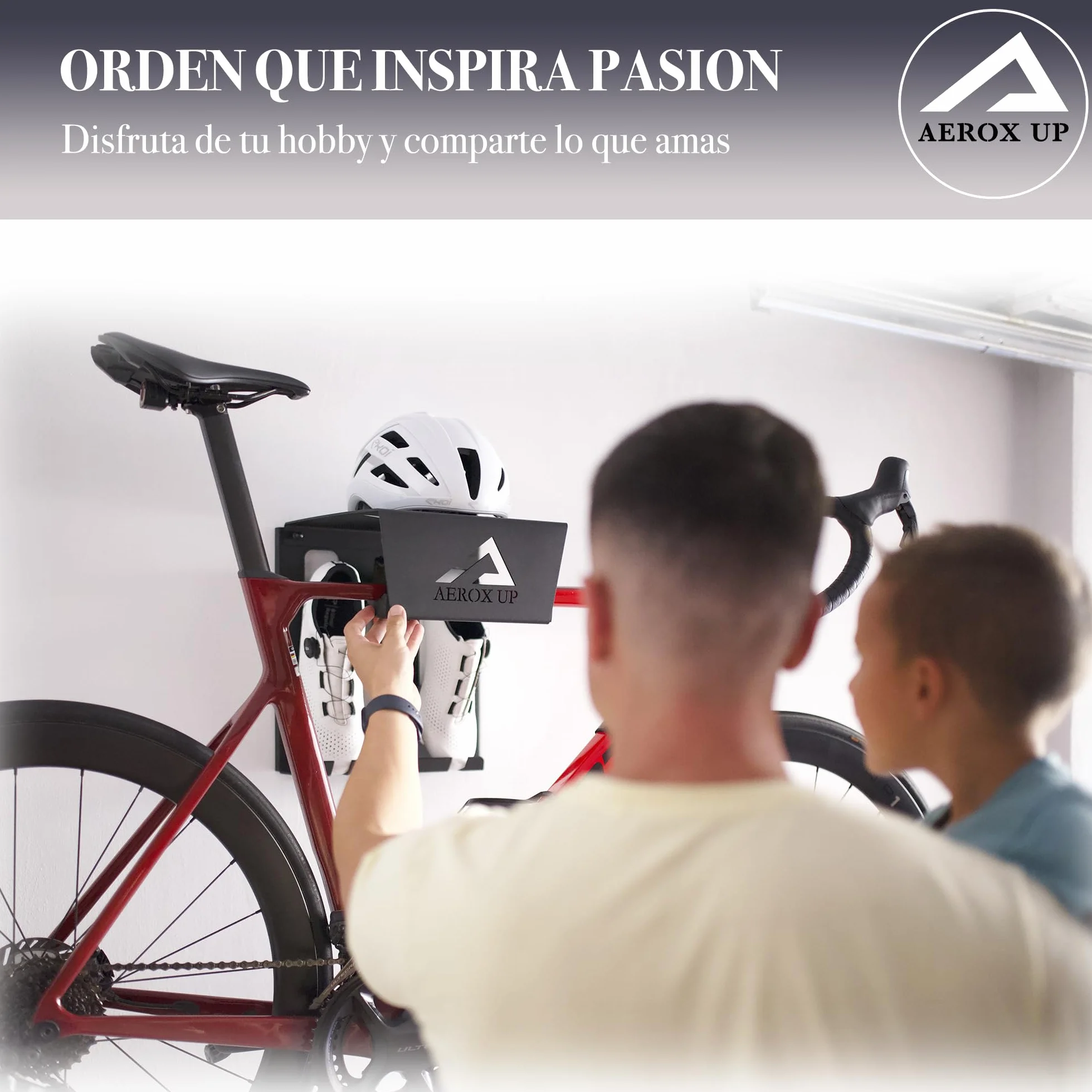Soporte de Bicicletas Pared - Soporte Pared Bicicleta - Colgador Bicicleta de Pared - Soporte Bici - Bike Stand - Colgar Bicicletas en Pared - Gancho Elevador Bicicleta - Cuelga Bicicletas