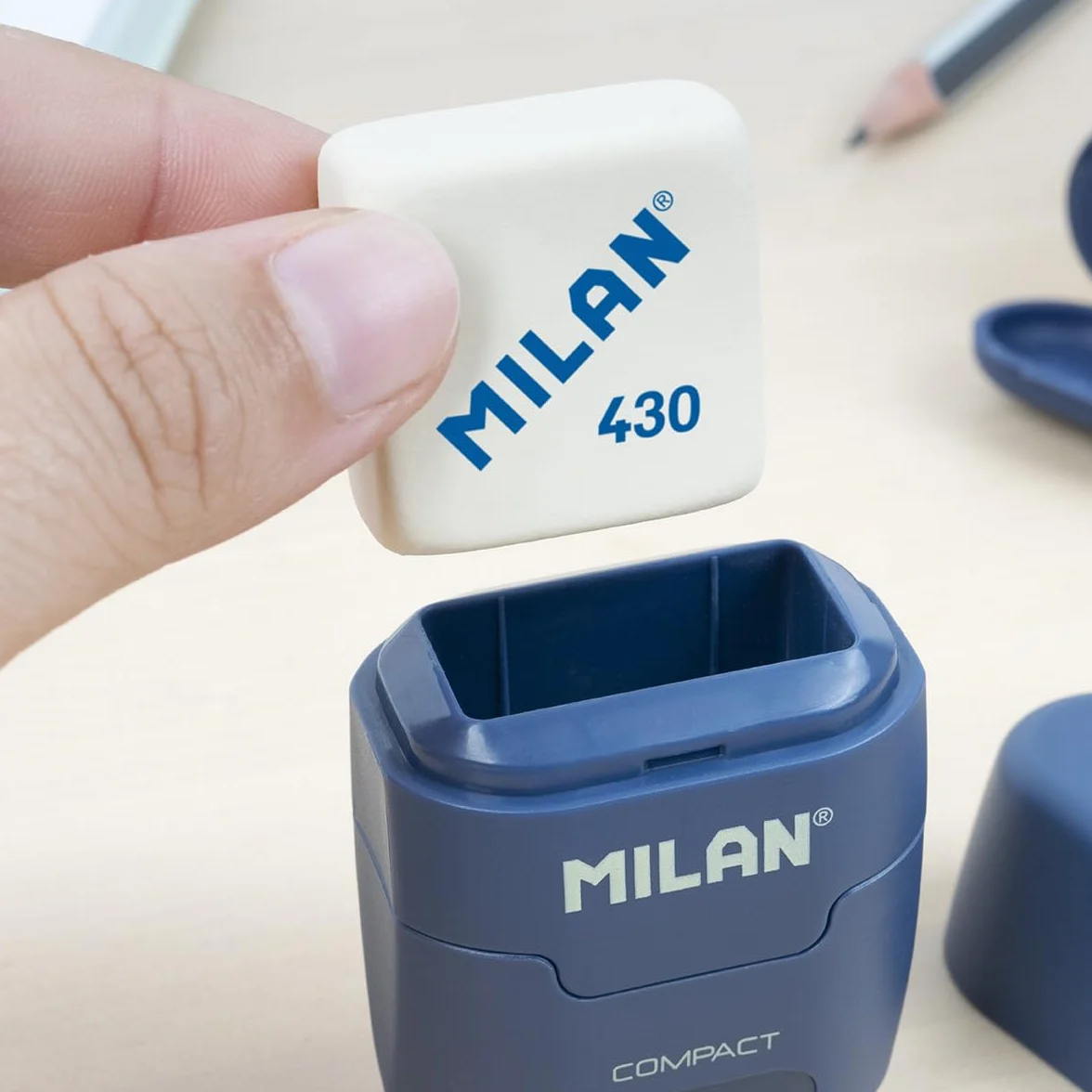 MILAN Caja 30 gomas miga de pan 430 cuadradas