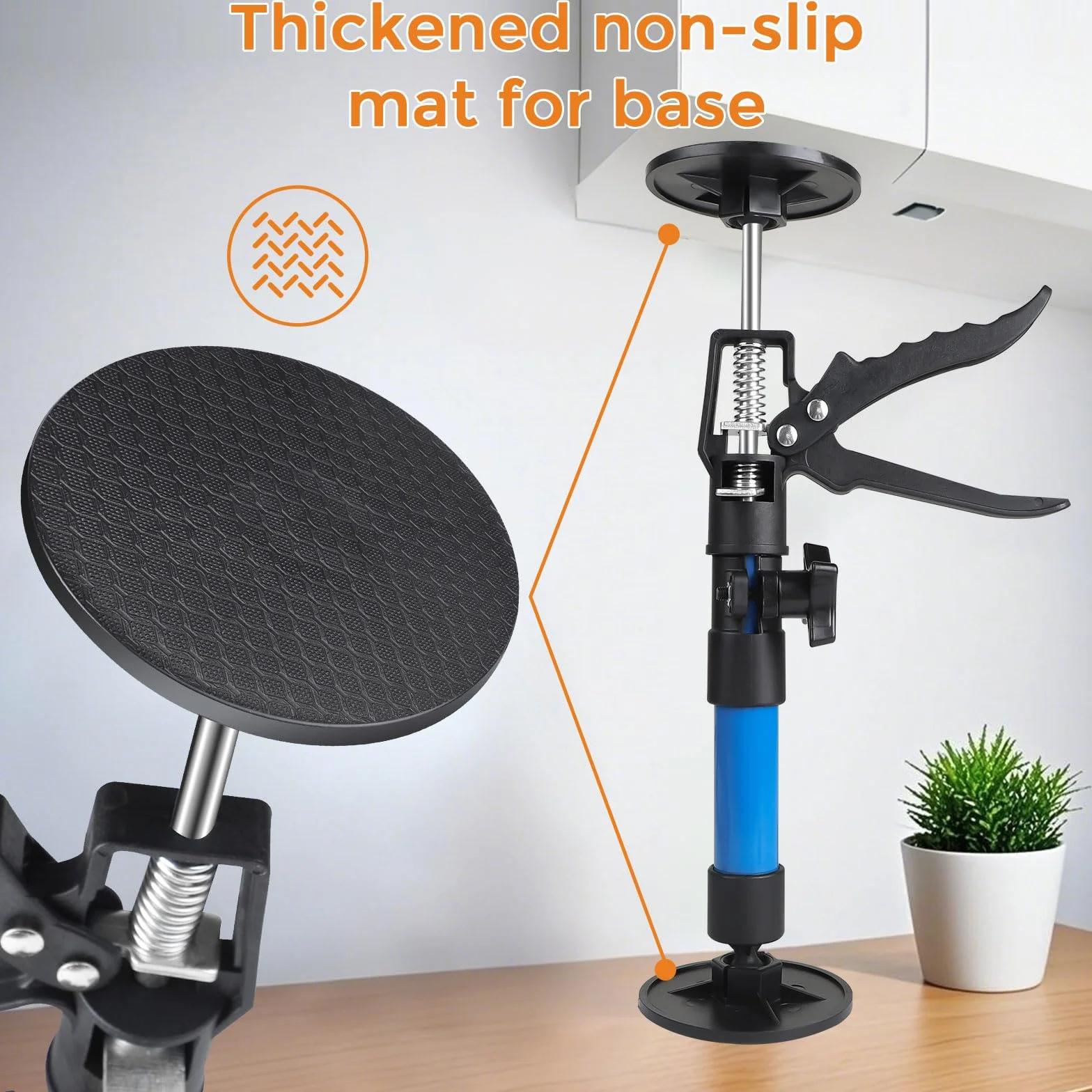 3 Piezas Puntal Telescopico, Puntales Extensibles Techo, Soporte Telescópico, Puntal Expansión, Capacidad de peso 40KG, Estiramiento 30-59 cm, para Apoyar Marcos de Puertas, Armarios