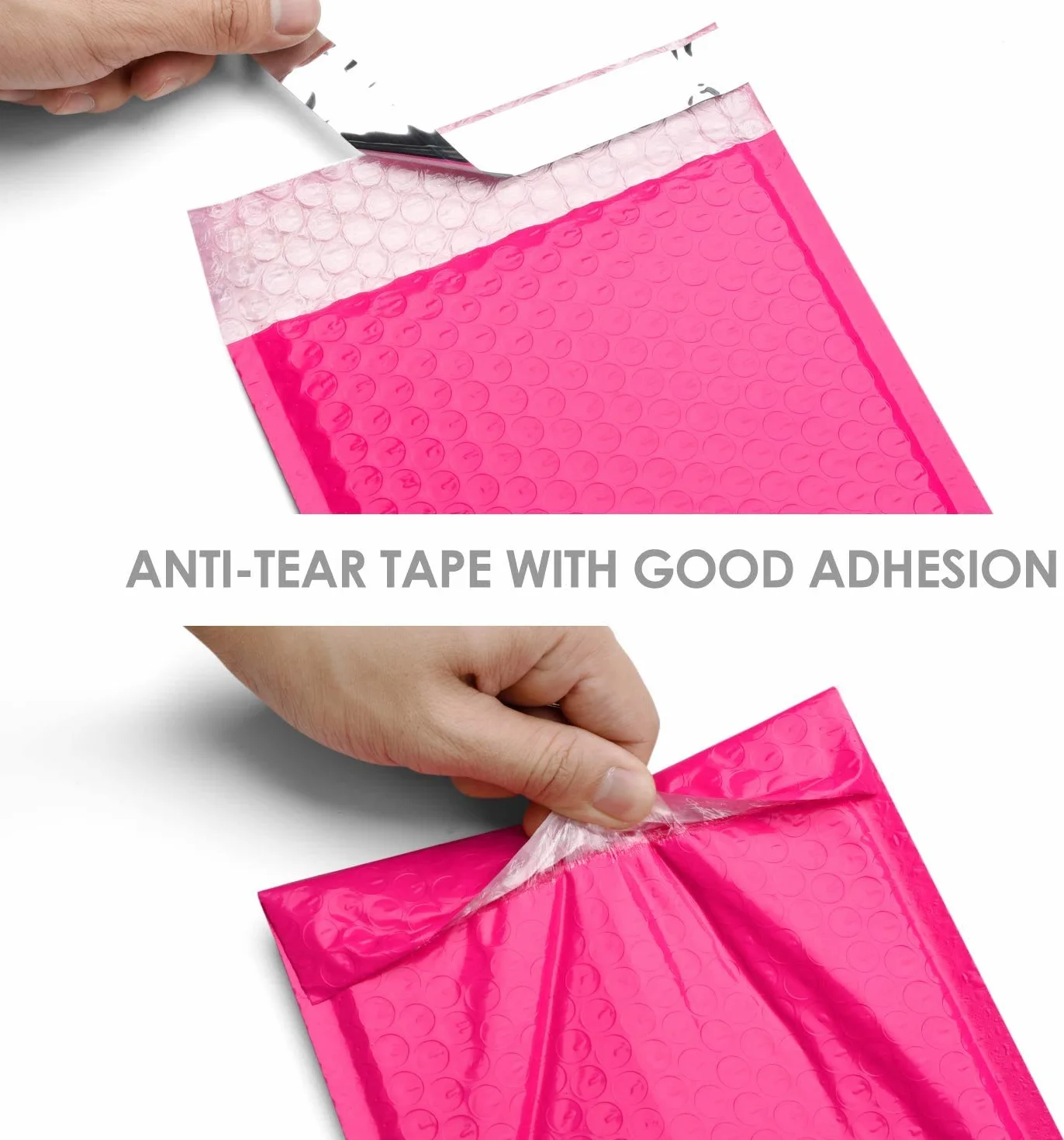 Sobres de burbujas A5 15,3cm×26,9cm rosa 50 piezas